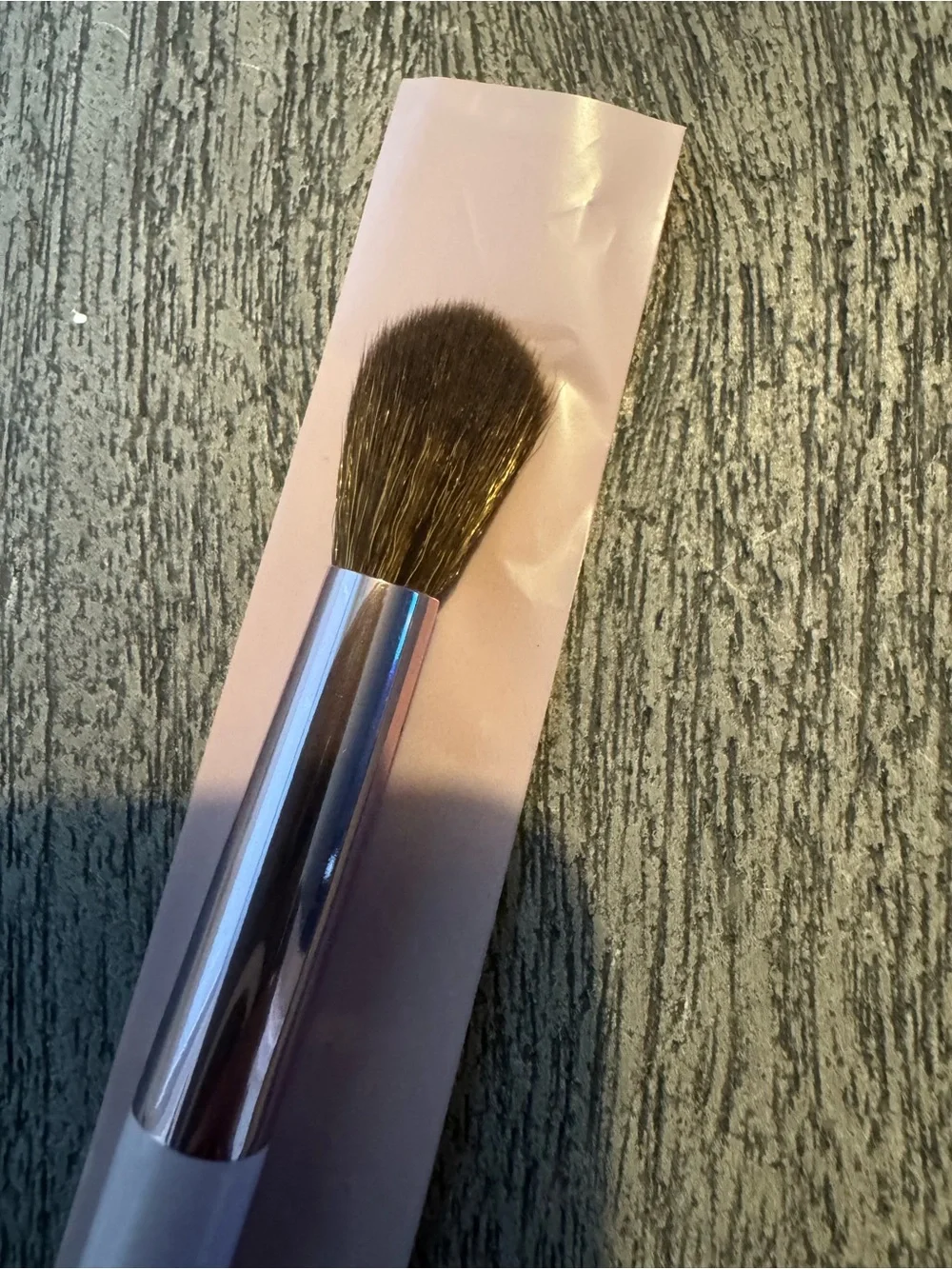 Dual-Ended Blending & Setting Powder Makeup Brush Set - Pink & Black